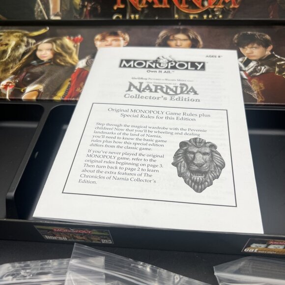 Monopoly The Chronicles of Narnia 2008 Collector's Edition Board Game - READ - Picture 6 of 13